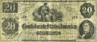 Gallery image for Confederate States of America p48: 20 Dollars